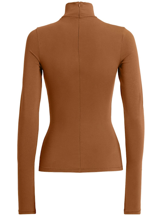 SKIMS: Stretch cotton turtleneck top