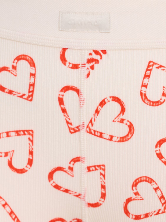 SKIMS: Printed stretch cotton pajamas