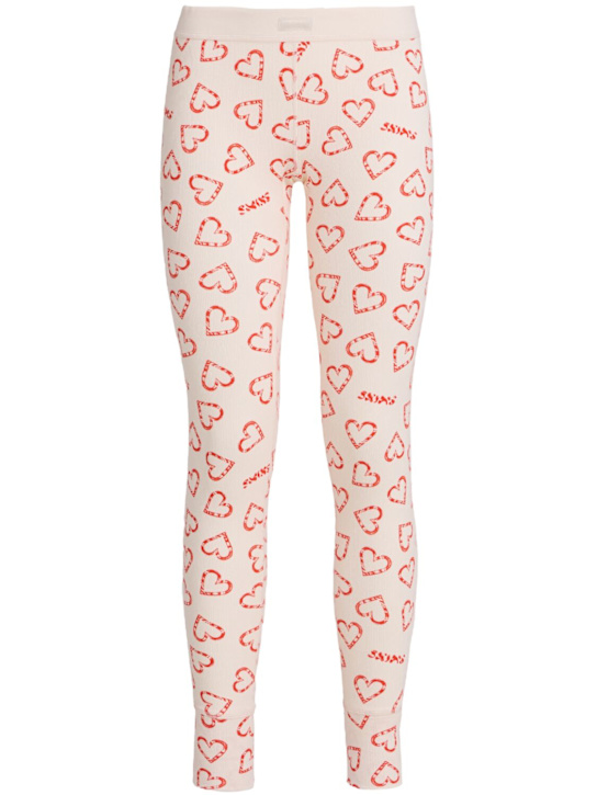 SKIMS - Printed stretch cotton pajamas