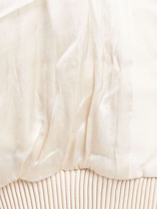 SKIMS: Cropped plush zip jacket