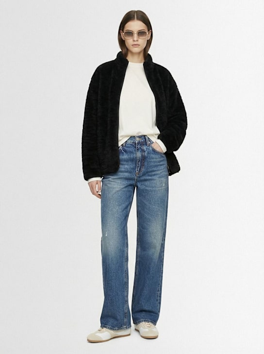 SKIMS - Plush zip-up mock neck jacket