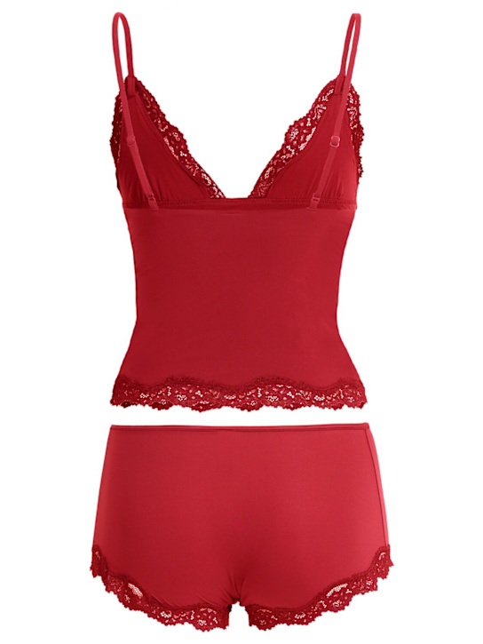 SKIMS: Cami tank top & boy shorts