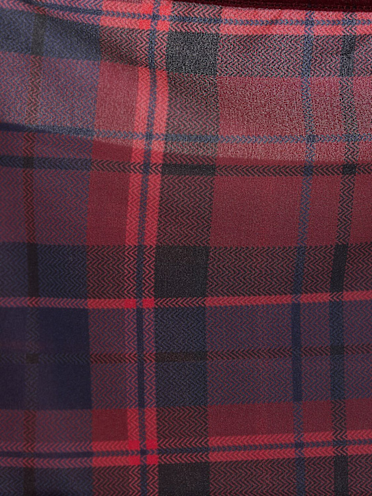 SKIMS - Fits Everybody plaid scoop bralette