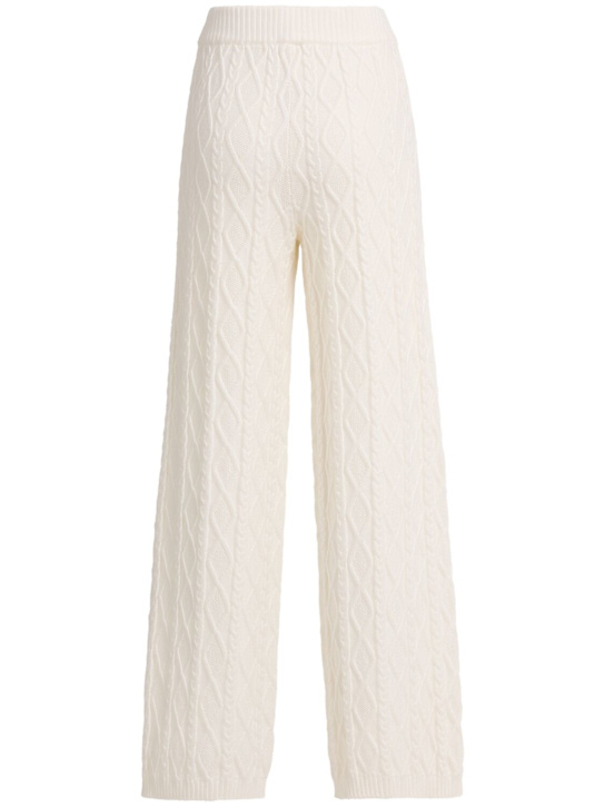 SKIMS: Cable knit nylon blend pants