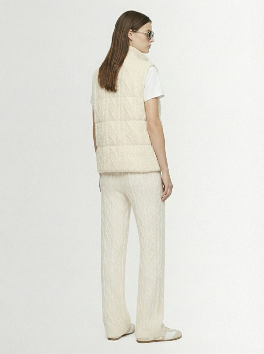SKIMS: Cable knit nylon blend pants