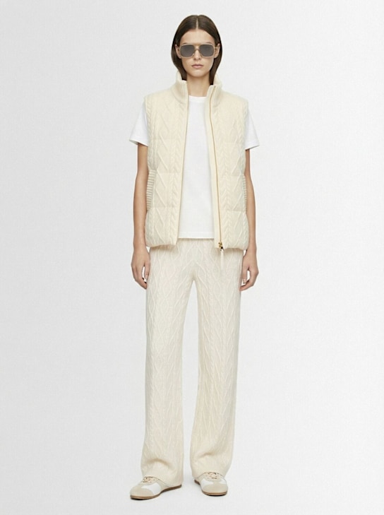 SKIMS: Cable knit nylon blend pants