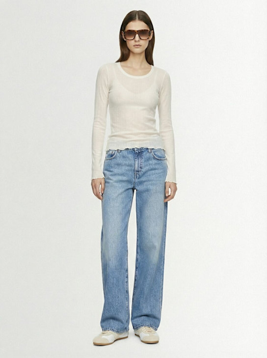 SKIMS - Cotton blend long sleeve top