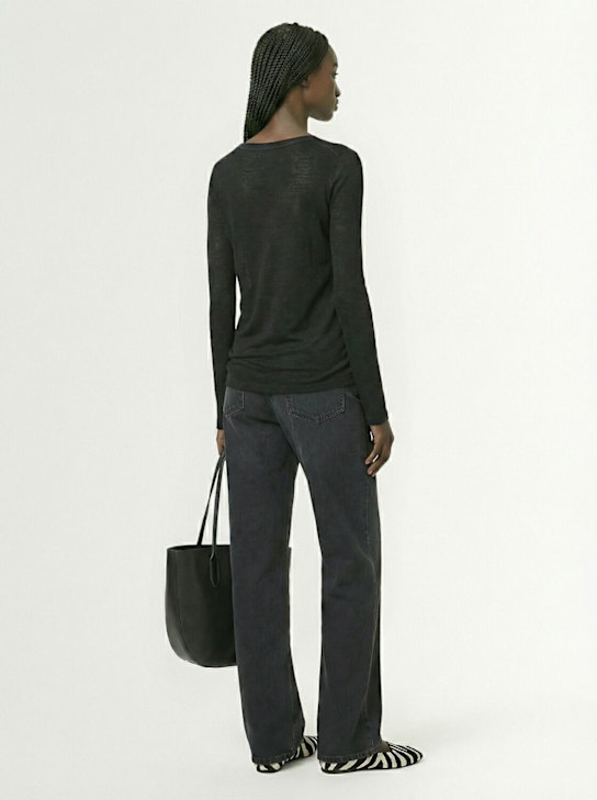 SKIMS: Cotton blend long sleeve top
