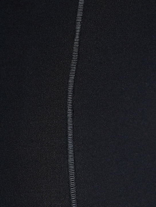 SKIMS: Nylon blend plunge mid thigh bodysuit