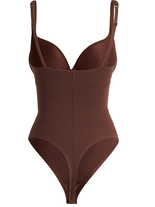 SKIMS - Nylon blend thong bodysuit
