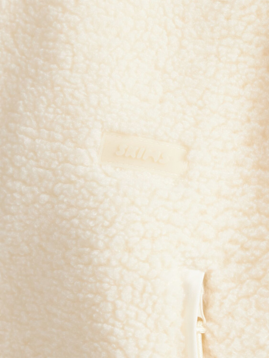 SKIMS: Teddy funnel neck cropped jacket
