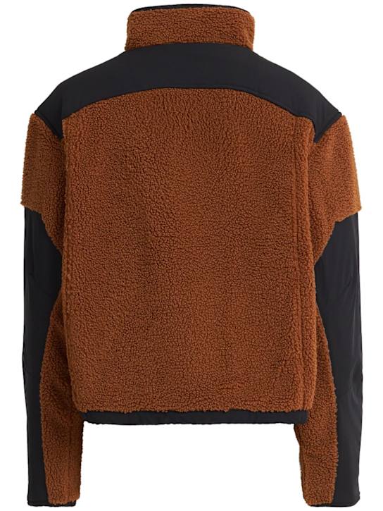 SKIMS: Teddy boxy zip up jacket