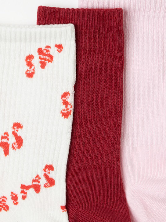 SKIMS - Pack of 3 ribbed socks