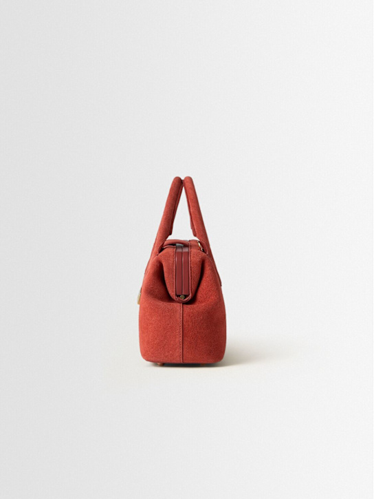 SCHELL: Small suede doctor bag