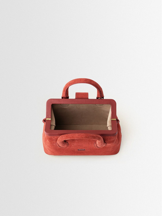 SCHELL: Small suede doctor bag