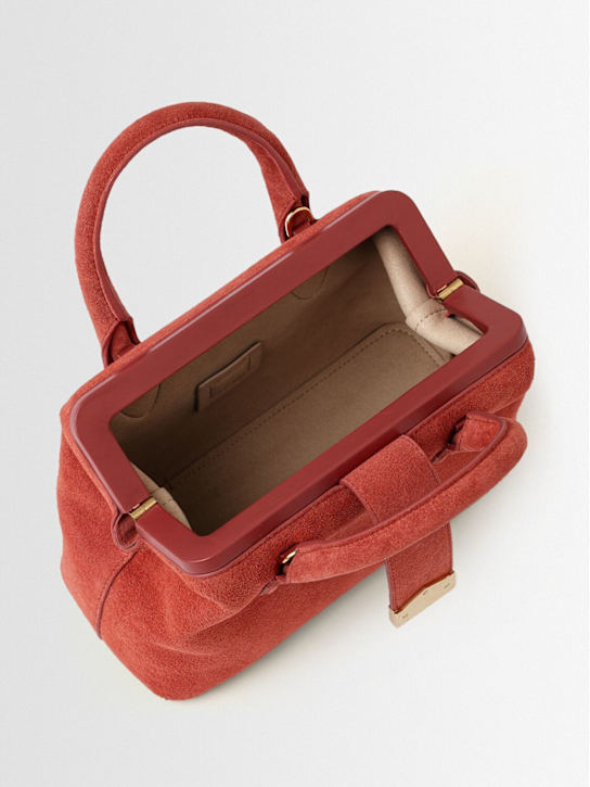 SCHELL: Small suede doctor bag
