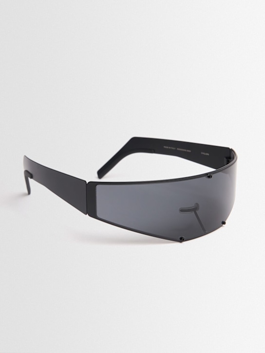 Rick Owens - Occhiali da sole Cyclops in acciaio