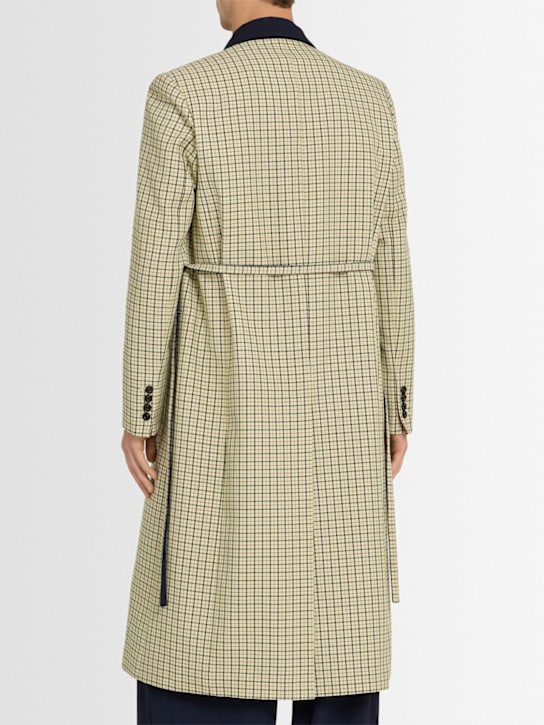 EENK: Cappotto in misto lana con cintura