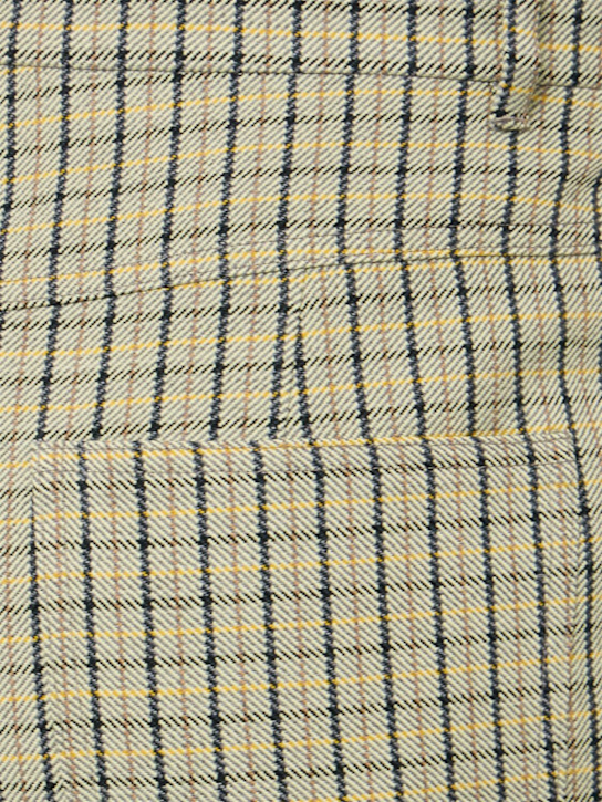 EENK: Pleated wool blend pants