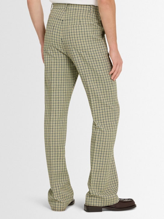 EENK: Pleated wool blend pants