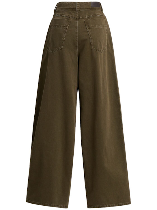 Lemaire: Pantaloni ampi in cotone