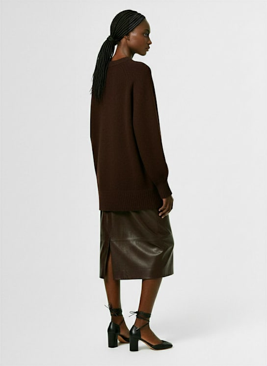Lemaire: Wool sweater w/ slits