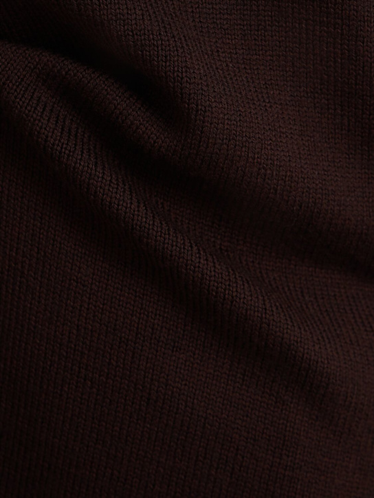 Lemaire: Wool sweater w/ slits
