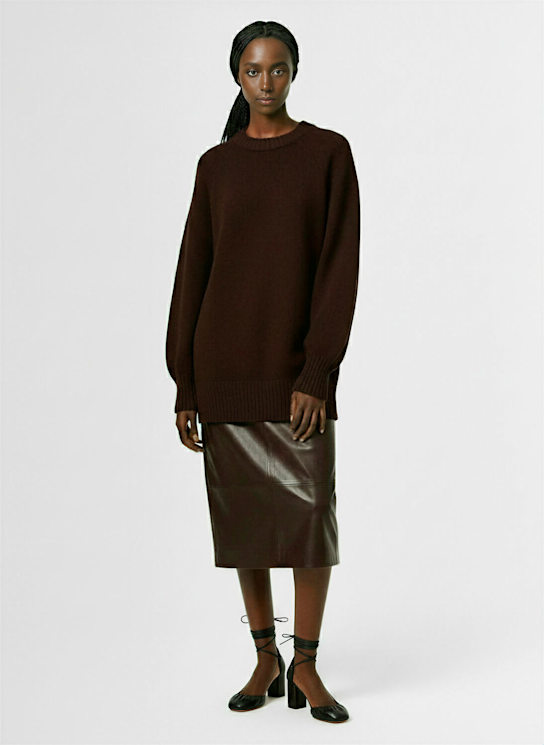 Lemaire - Wool sweater w/ slits