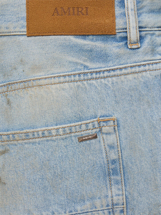 Amiri: Station patch denim shorts