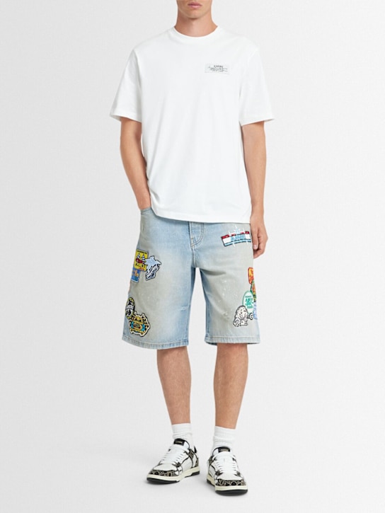 Amiri - Station patch denim shorts