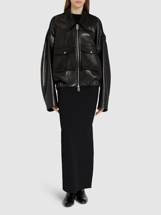 Khaite - Veste zippée en cuir Owey