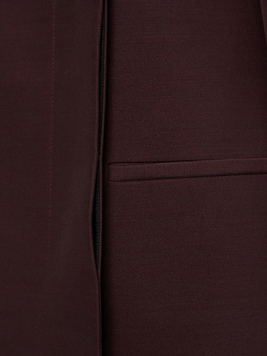 Khaite: Blazer Silvannah in seta e lana