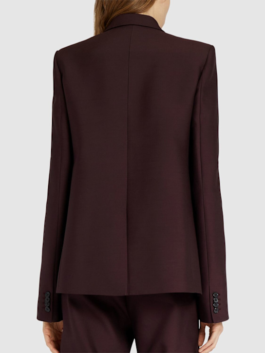 Khaite: Blazer Silvannah in seta e lana