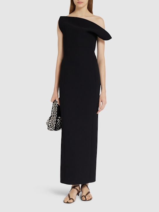 Khaite - Robe longue en crêpe double face Cato