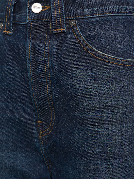 Khaite: Jean droit en denim Corben