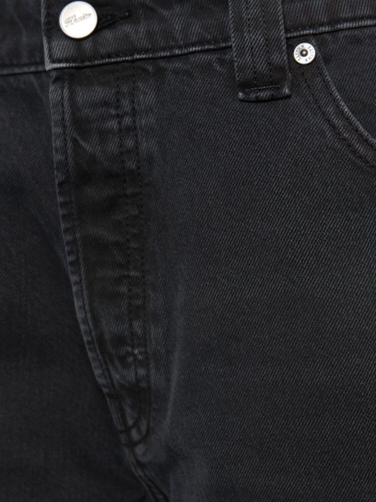 Khaite: Jeans baggy vita media Winslow in denim