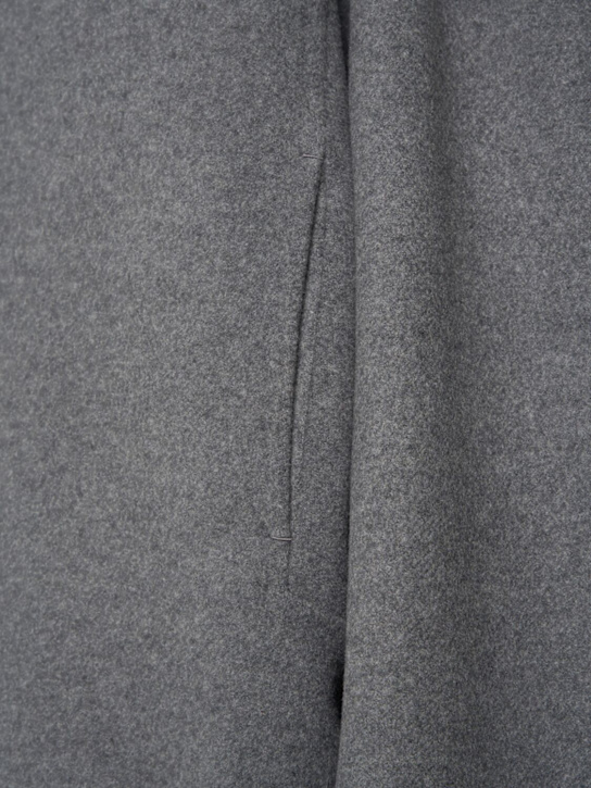 Khaite: Cappotto corto Garet in lana