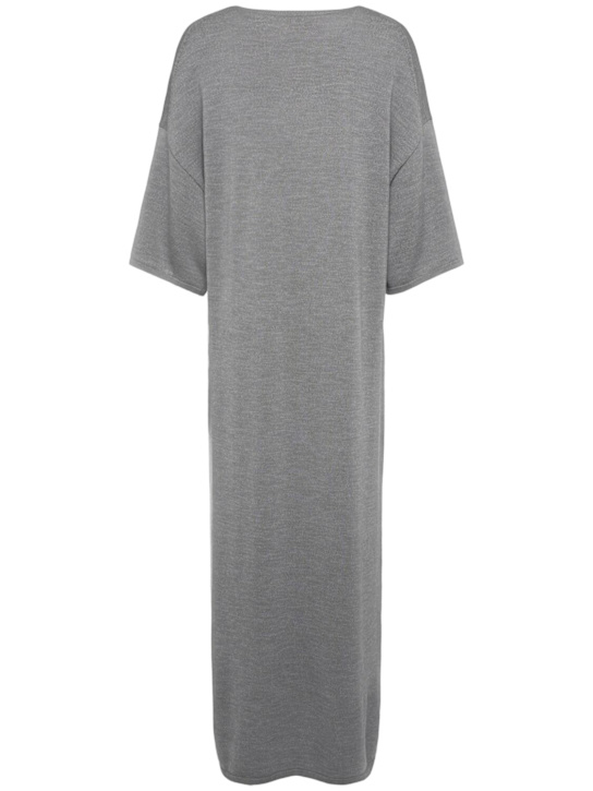 Khaite: Vestito lungo Bindi in lana