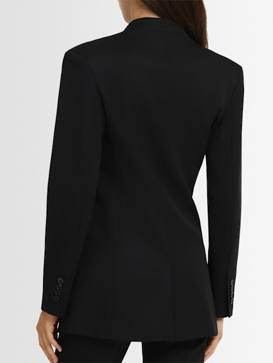 The Attico: Blazer in gabardina di lana vergine