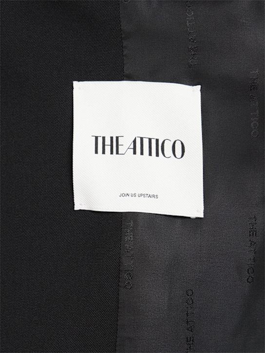 The Attico: Blazer in gabardina di lana vergine