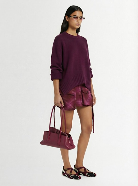 The Attico: Minigonna in misto cotone con tasche cargo