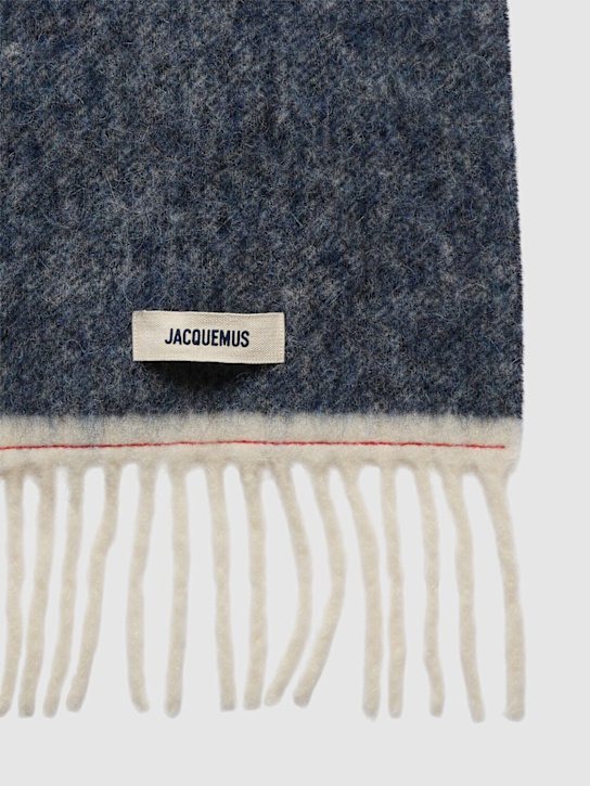 Jacquemus - L'Echarpe Carro mohair blend scarf