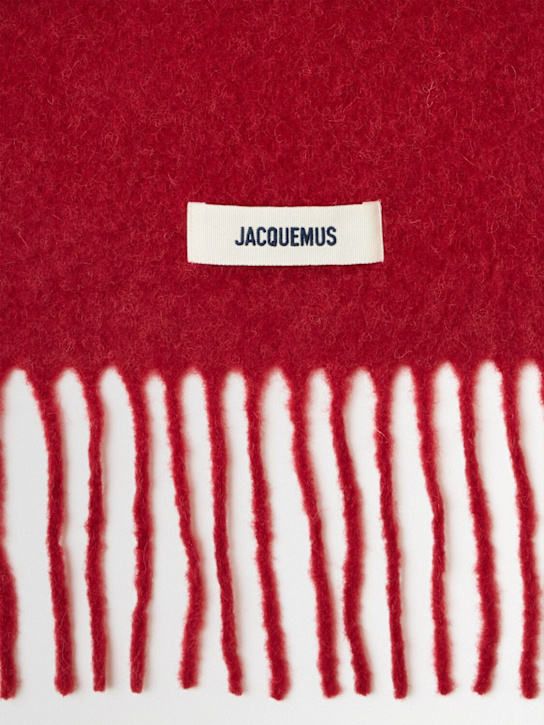 Jacquemus - L'Echarpe Carro mohair blend scarf