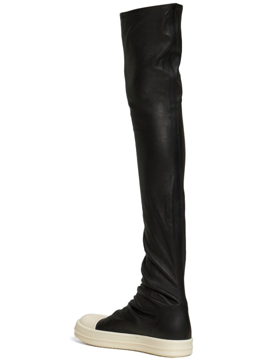 Rick Owens: Stivali Classic Bumper in pelle 20mm