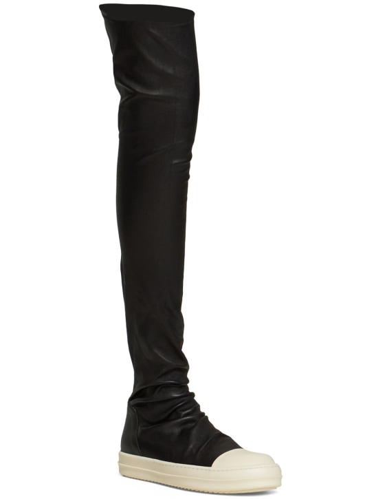Rick Owens: Stivali Classic Bumper in pelle 20mm