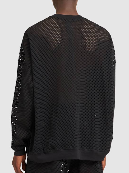 Rick Owens: Felpa Champion Jumbo in mesh