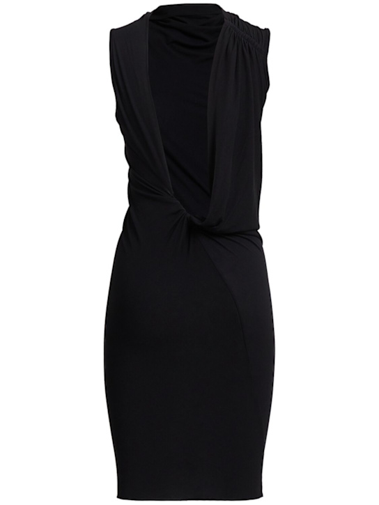Rick Owens: Mini robe drapée Eva