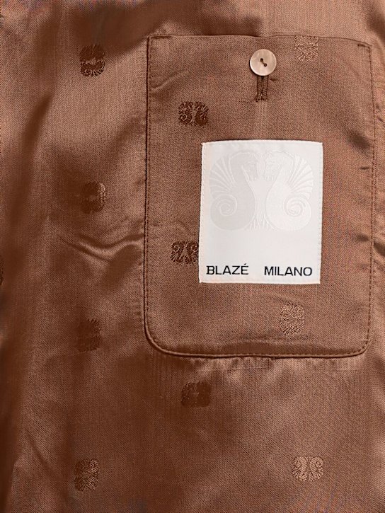 Blazé Milano: Cappotto lungo Basoto in lana / cintura