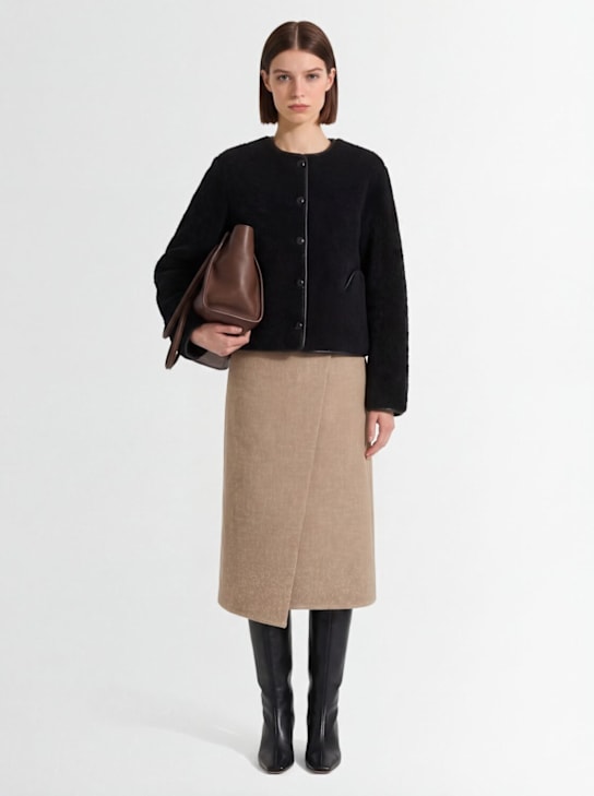 Blazé Milano: Shearlingjacke „Tatoosh Gliss“