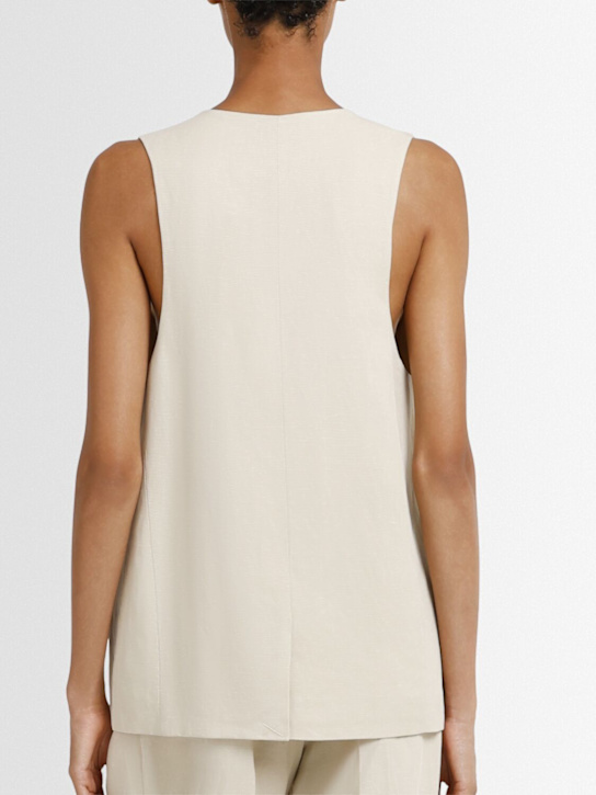 The Frankie Shop: Gilet Melrose in misto lino